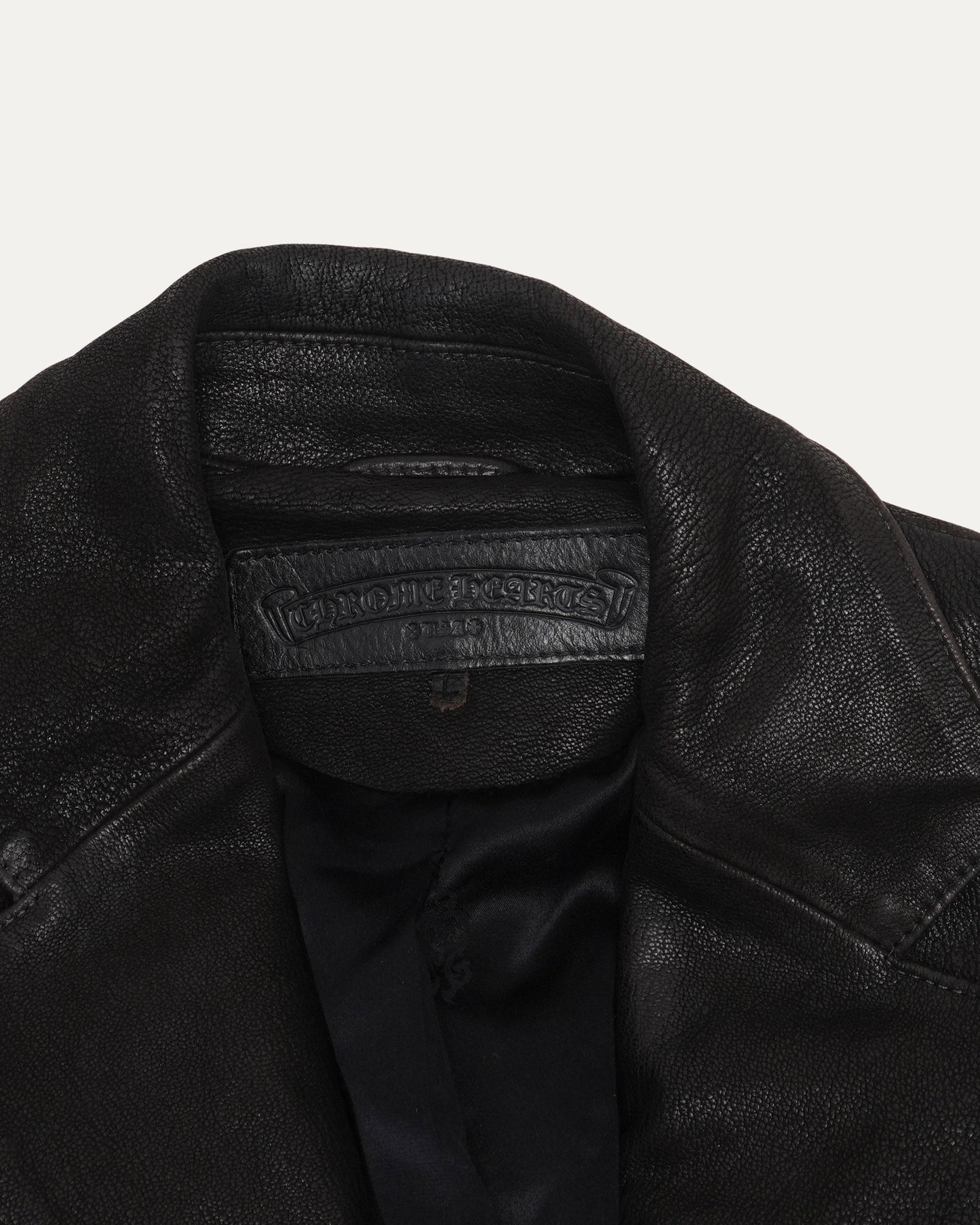Blistered Leather Blazer