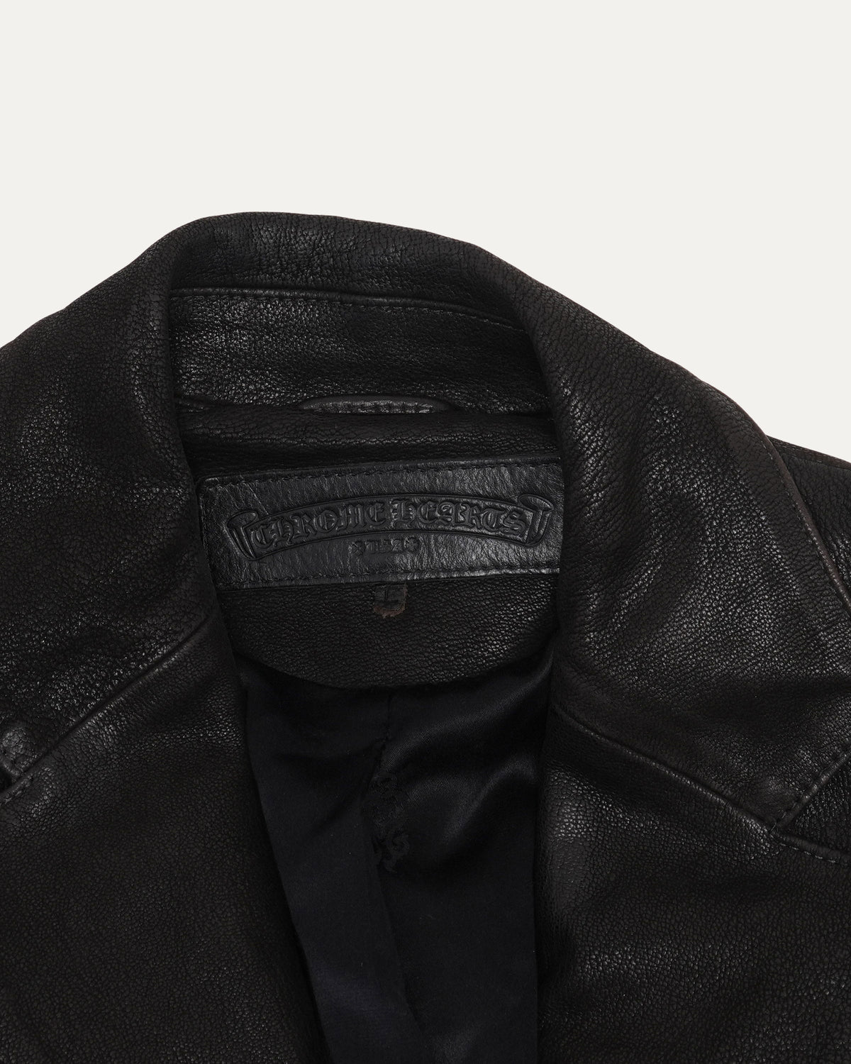 Blistered Leather Blazer