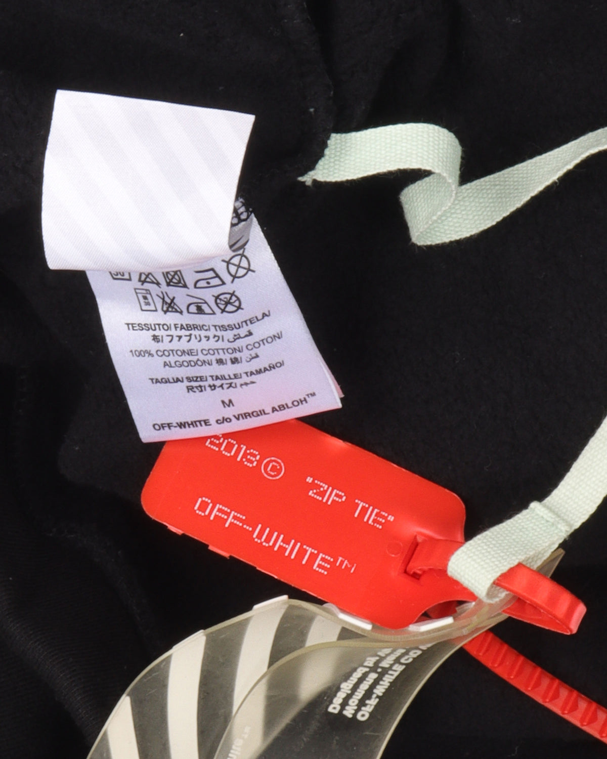 Graffiti Tape Logo Hoodie