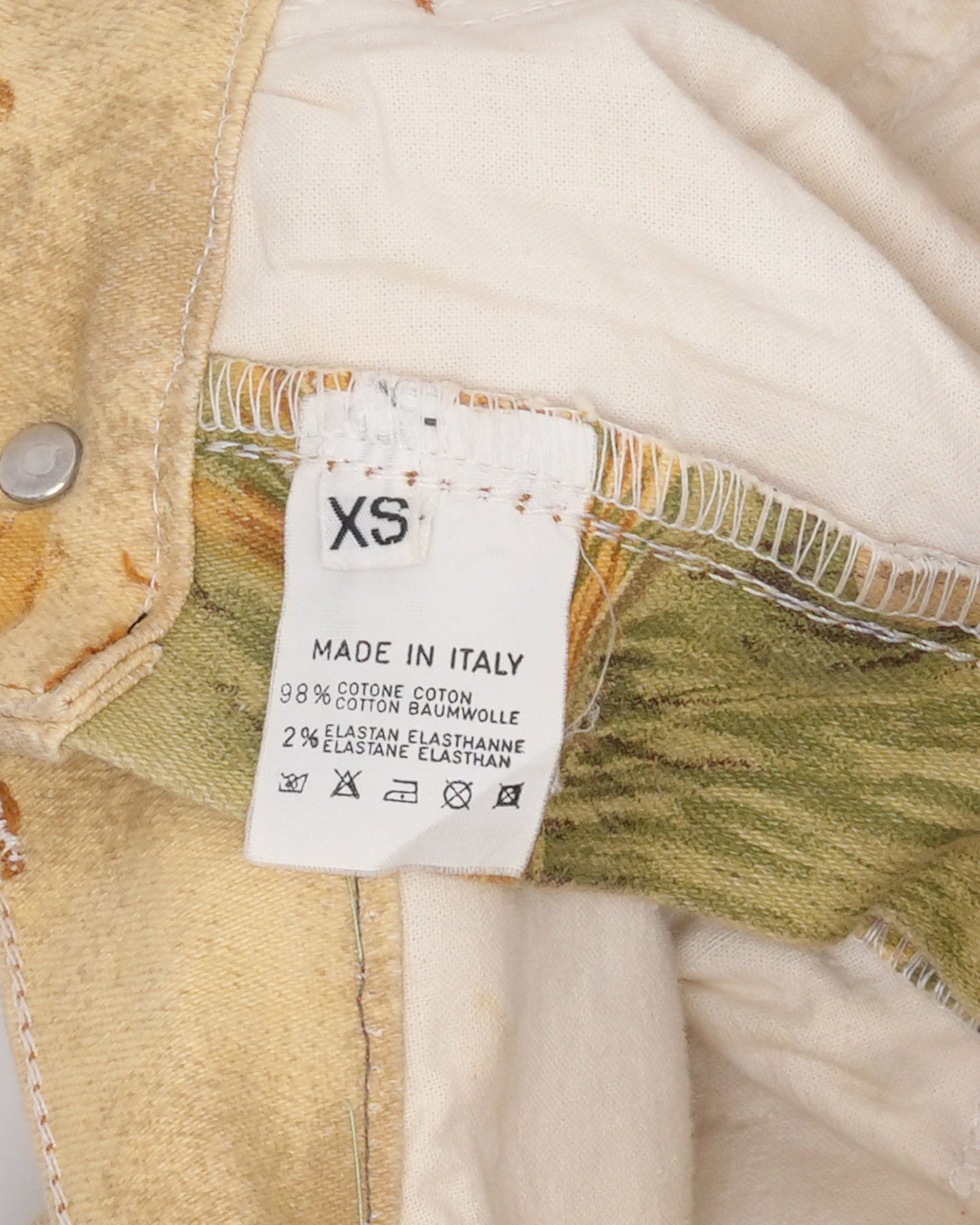 1990s Tapestry Print Jeans