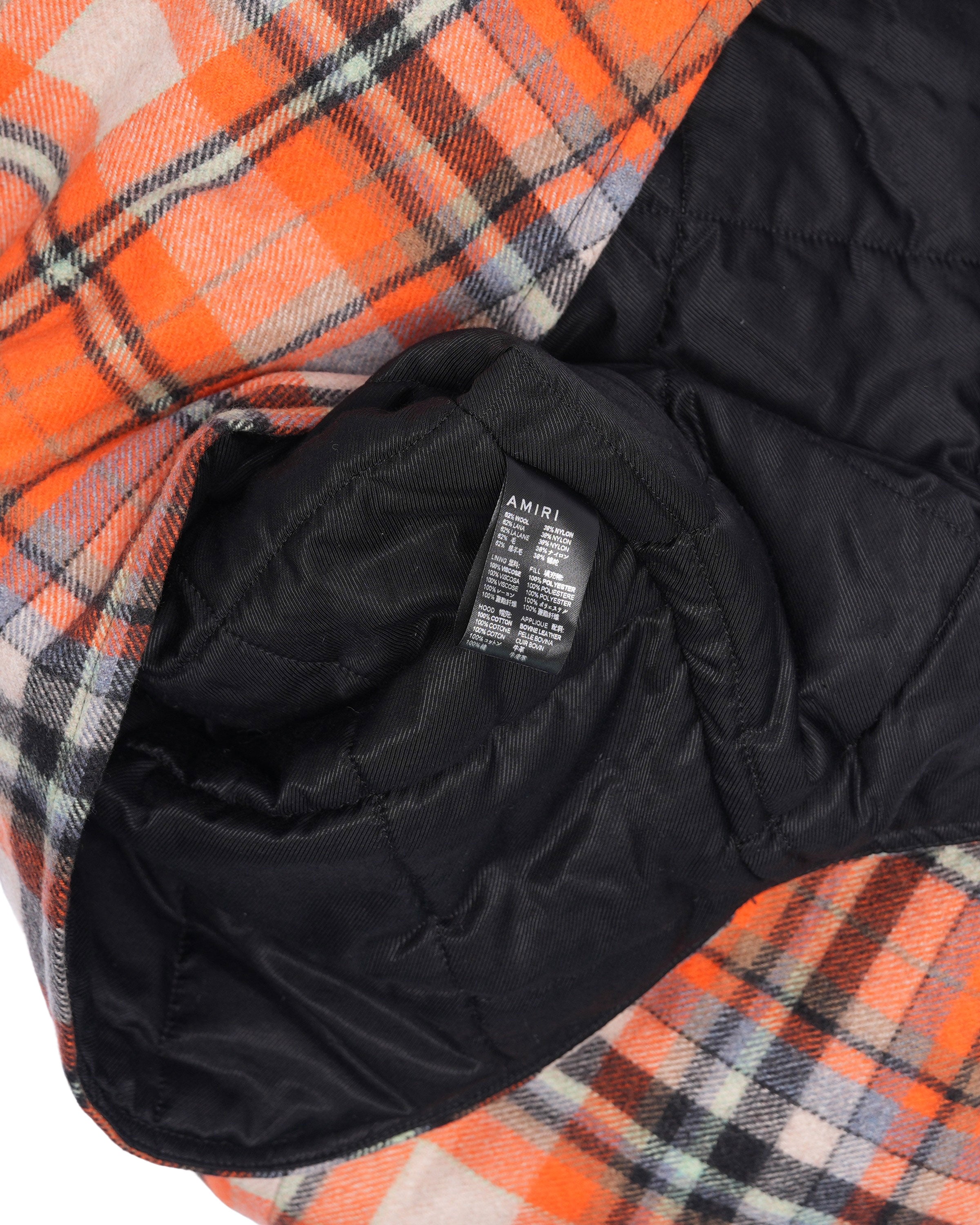 Plaid Flannel Hooded Overshirt