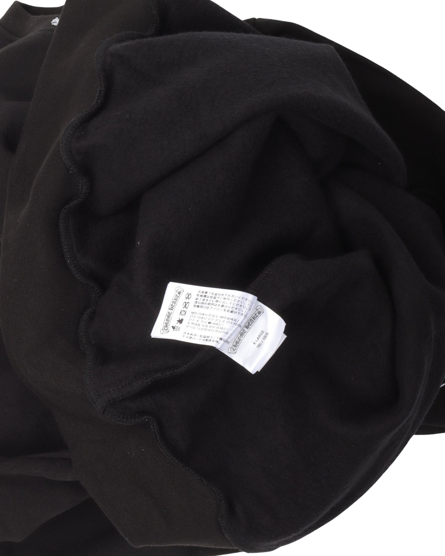 Neck Logo Long Sleeve Crewneck Sweatshirt