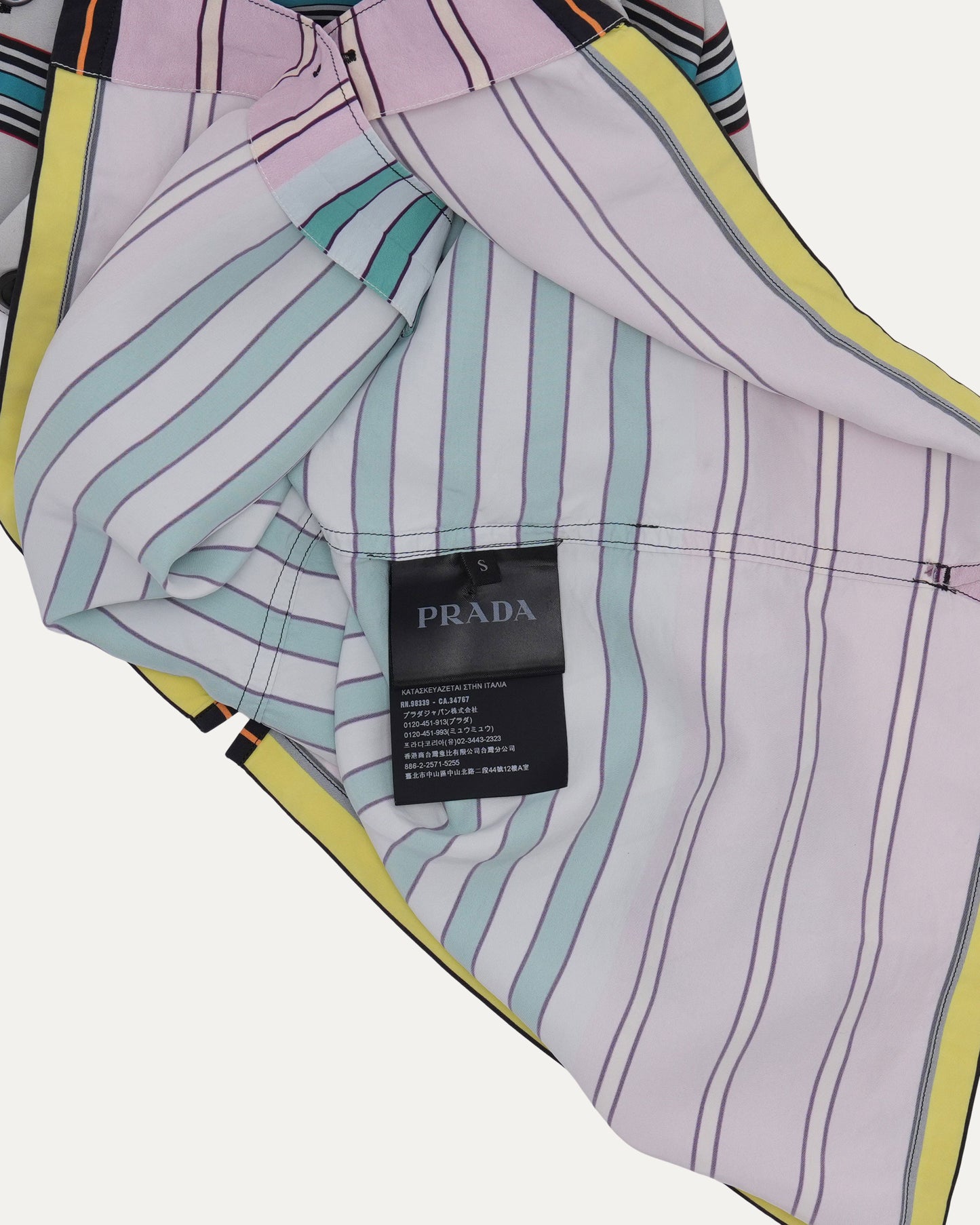 Camp Collar Striped Shirt
