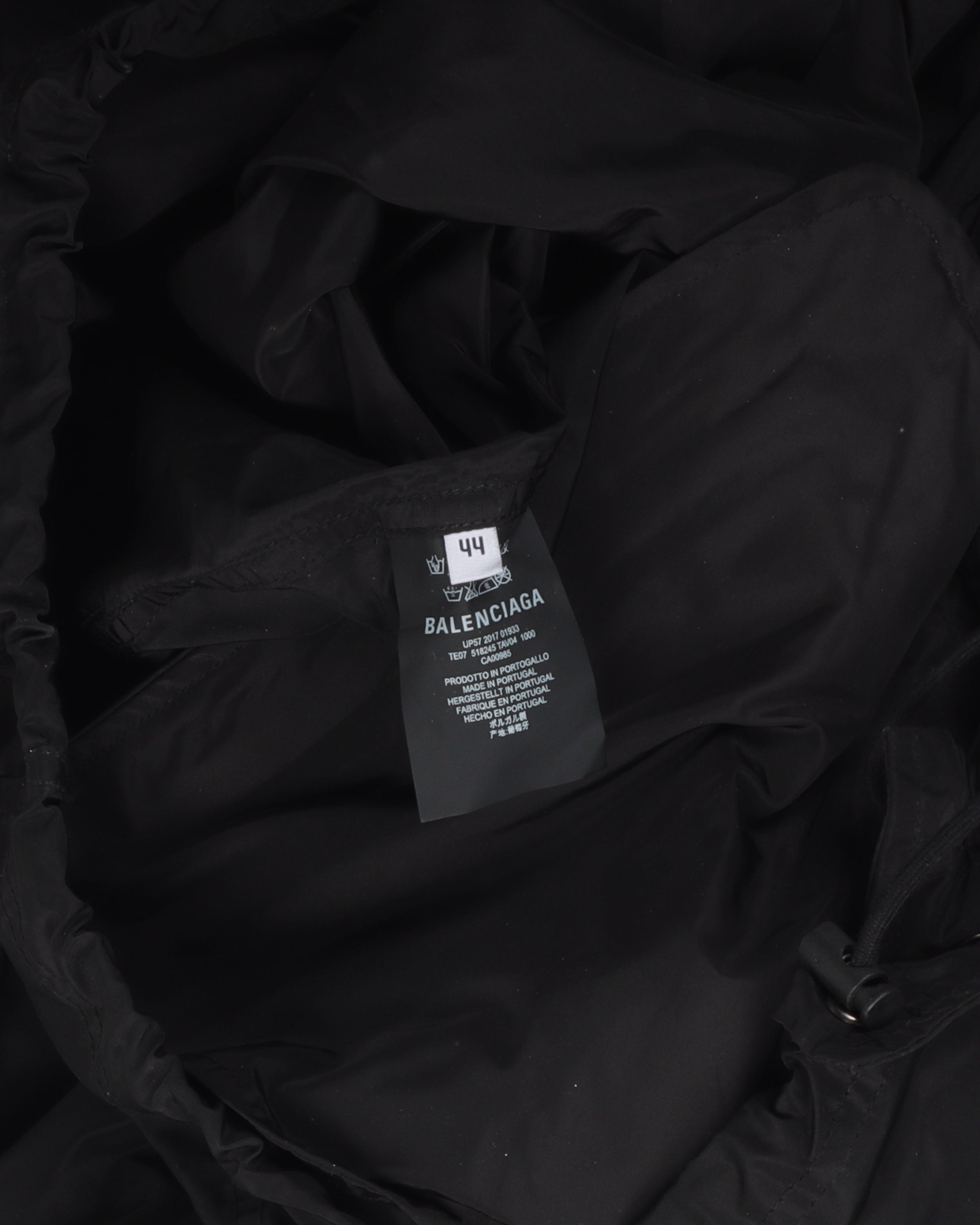 Back Logo Nylon Windbreaker Jacket