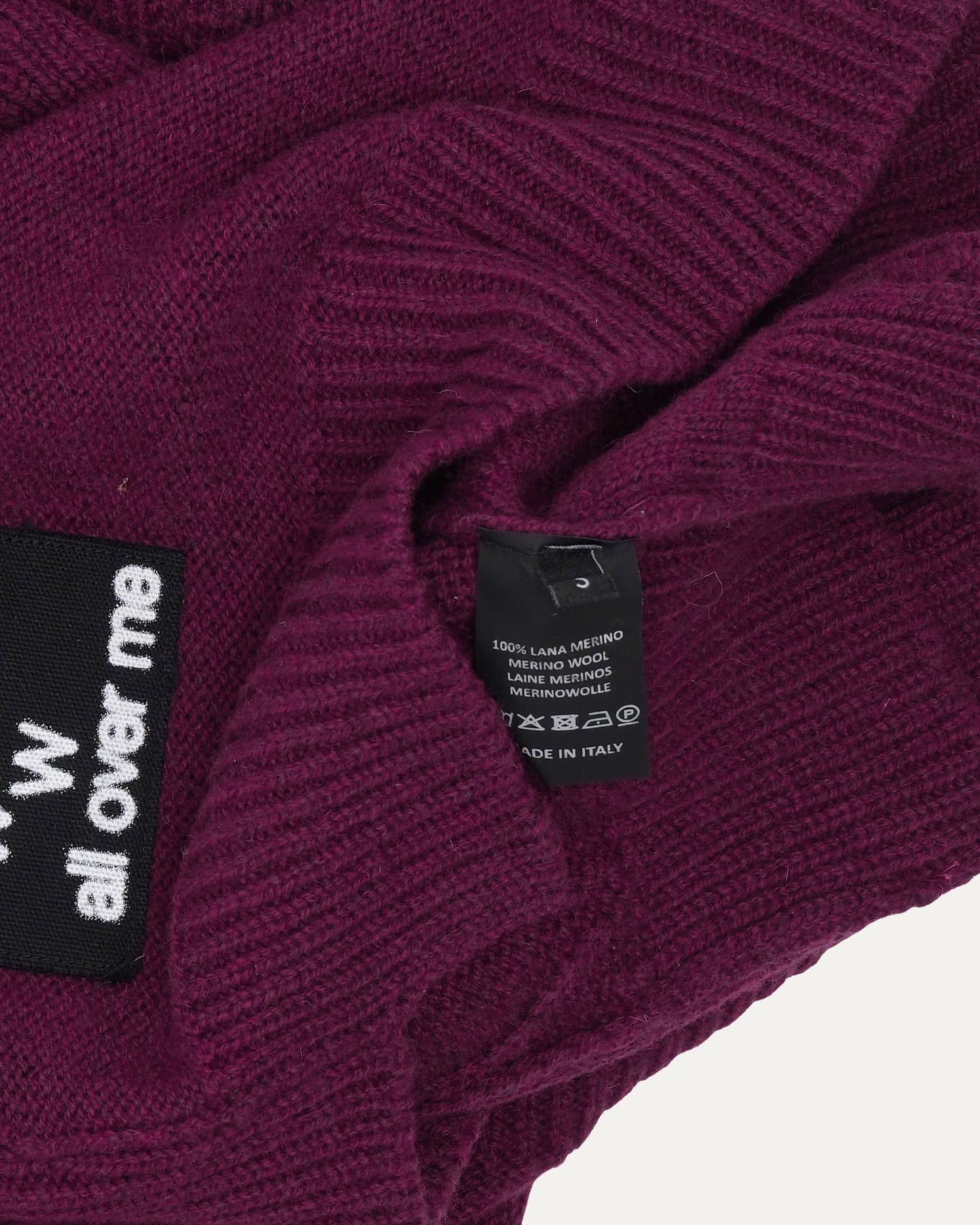 SS21 Oversized Wool Patchwork Sweater