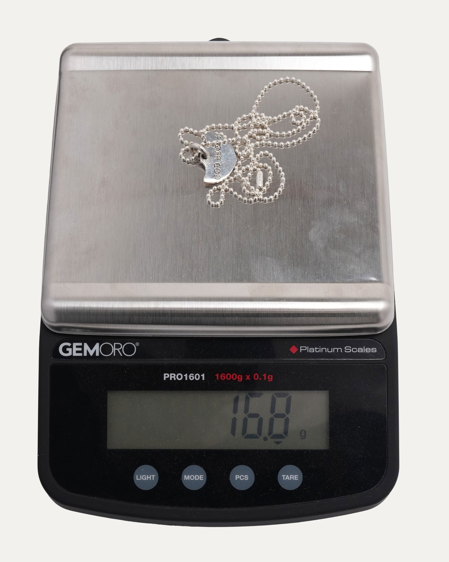 Shield Pendant with Ball Chain