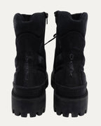 Distressed Canvas Strike Boots