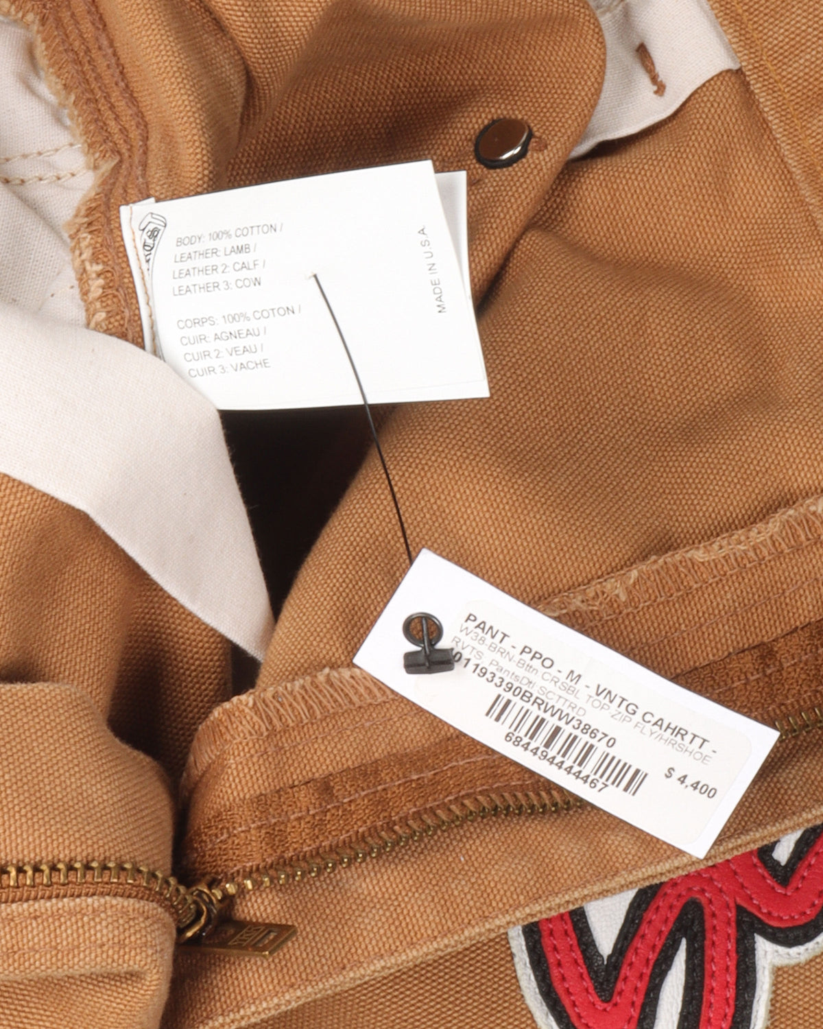 Matty Boy Sex Records Carhartt Cross Patch Carpenter Pants