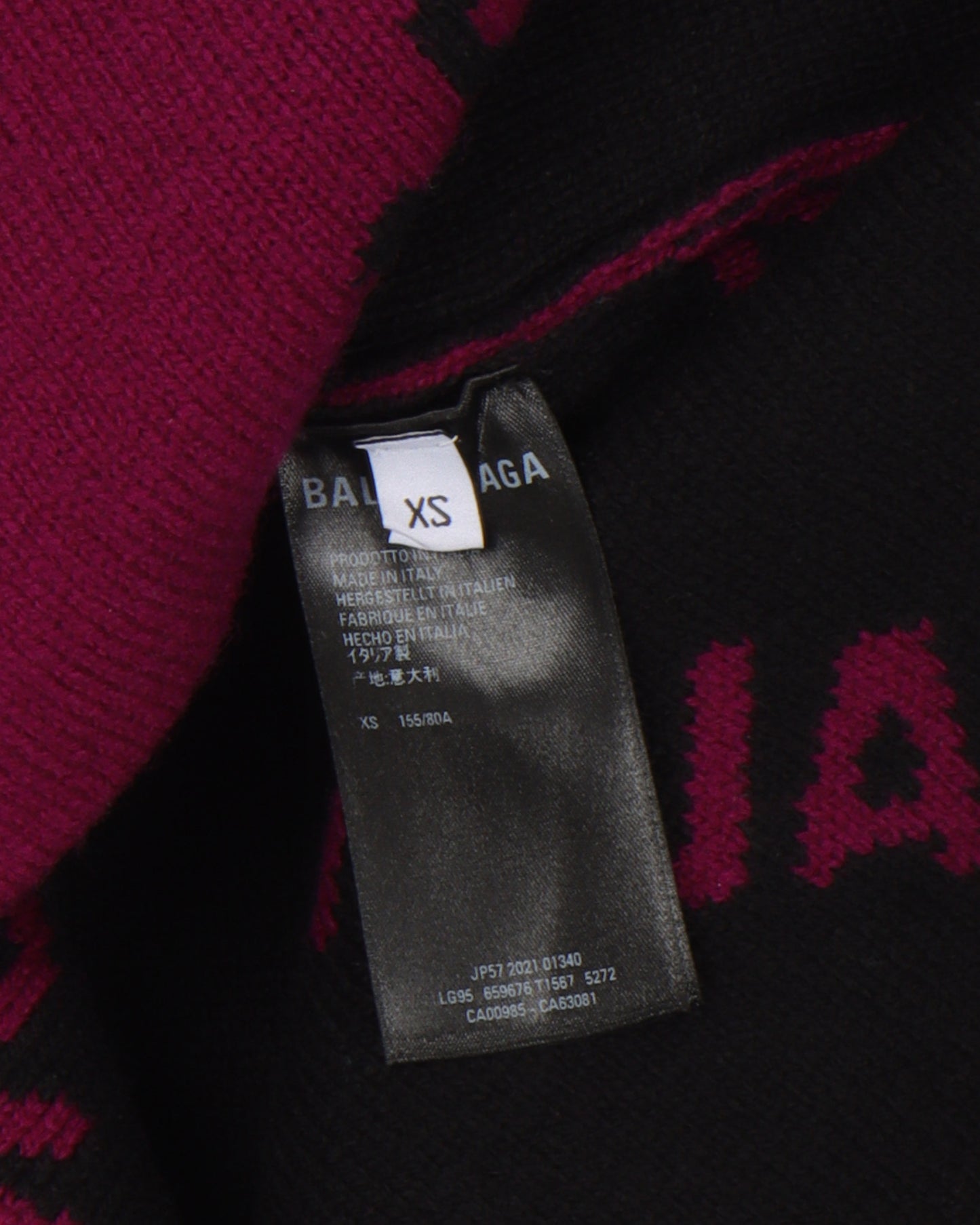 All Over Logo Cardigan Sweater