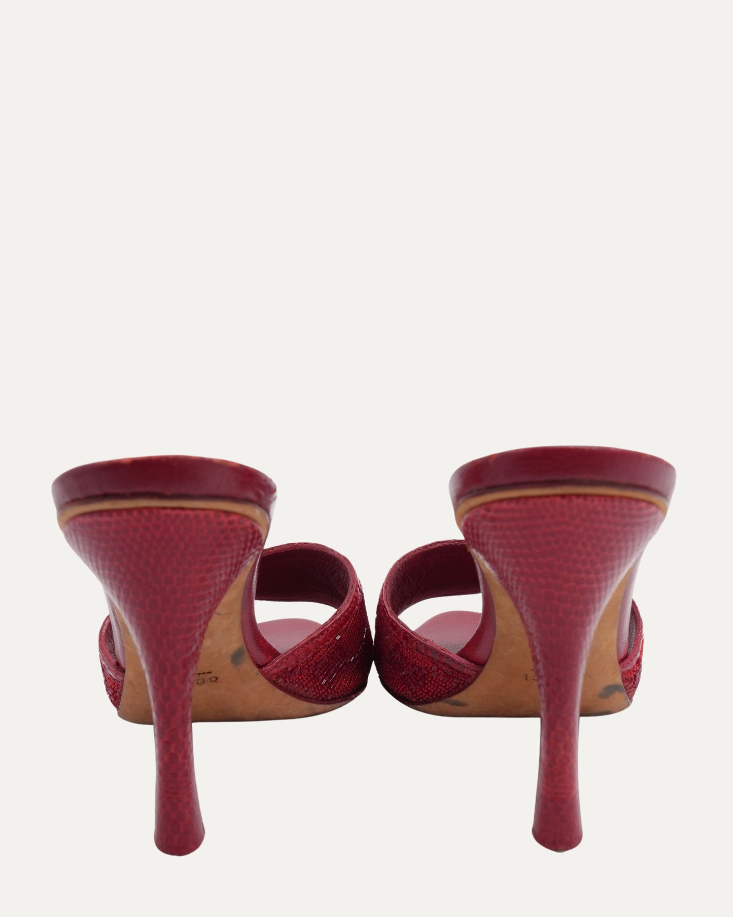 Tom Ford Era Beaded Monogram Mules