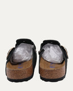 Dagger Embellished Birkenstock Boston Suede Mule