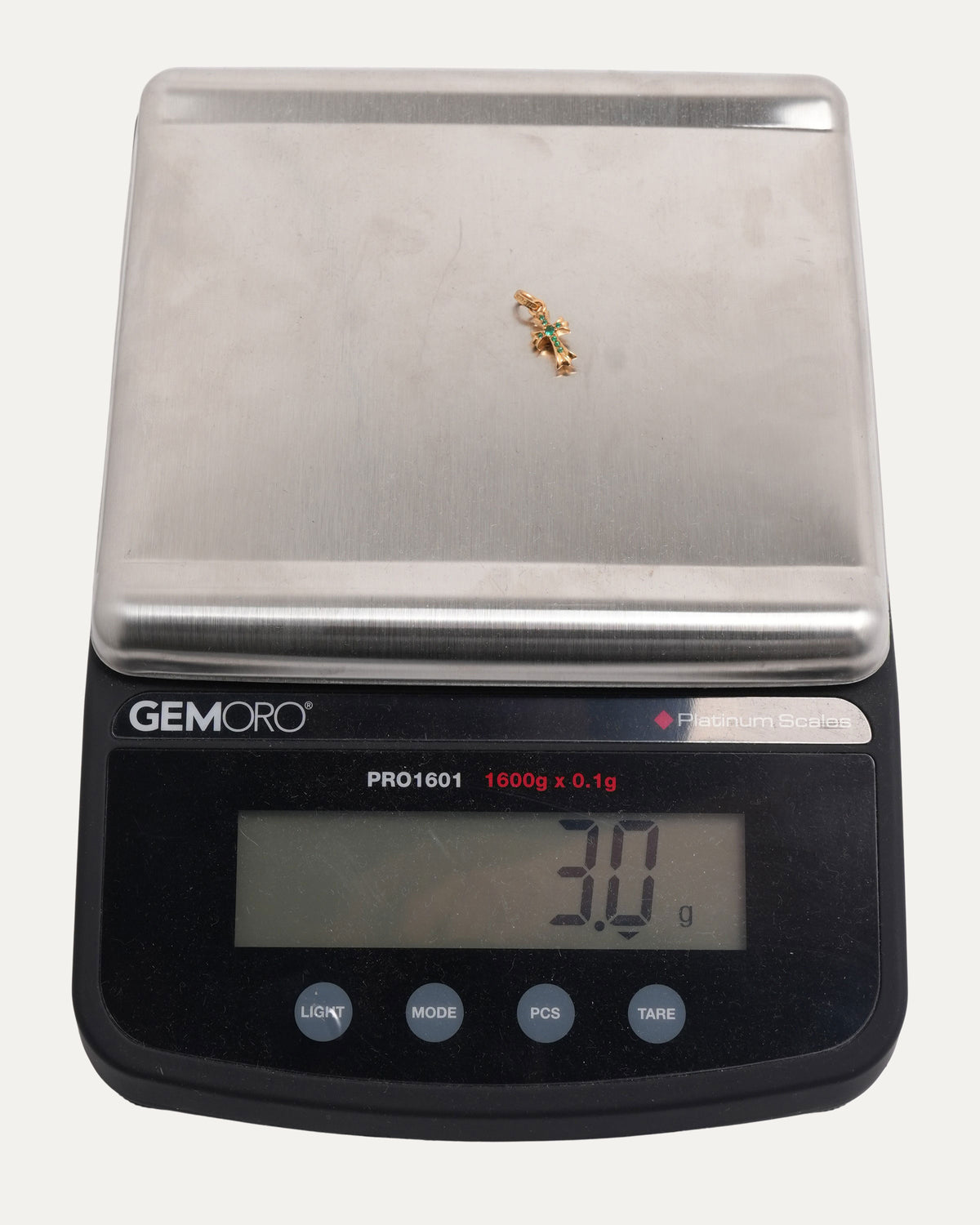 Gold Emerald Baby Fat Pendant