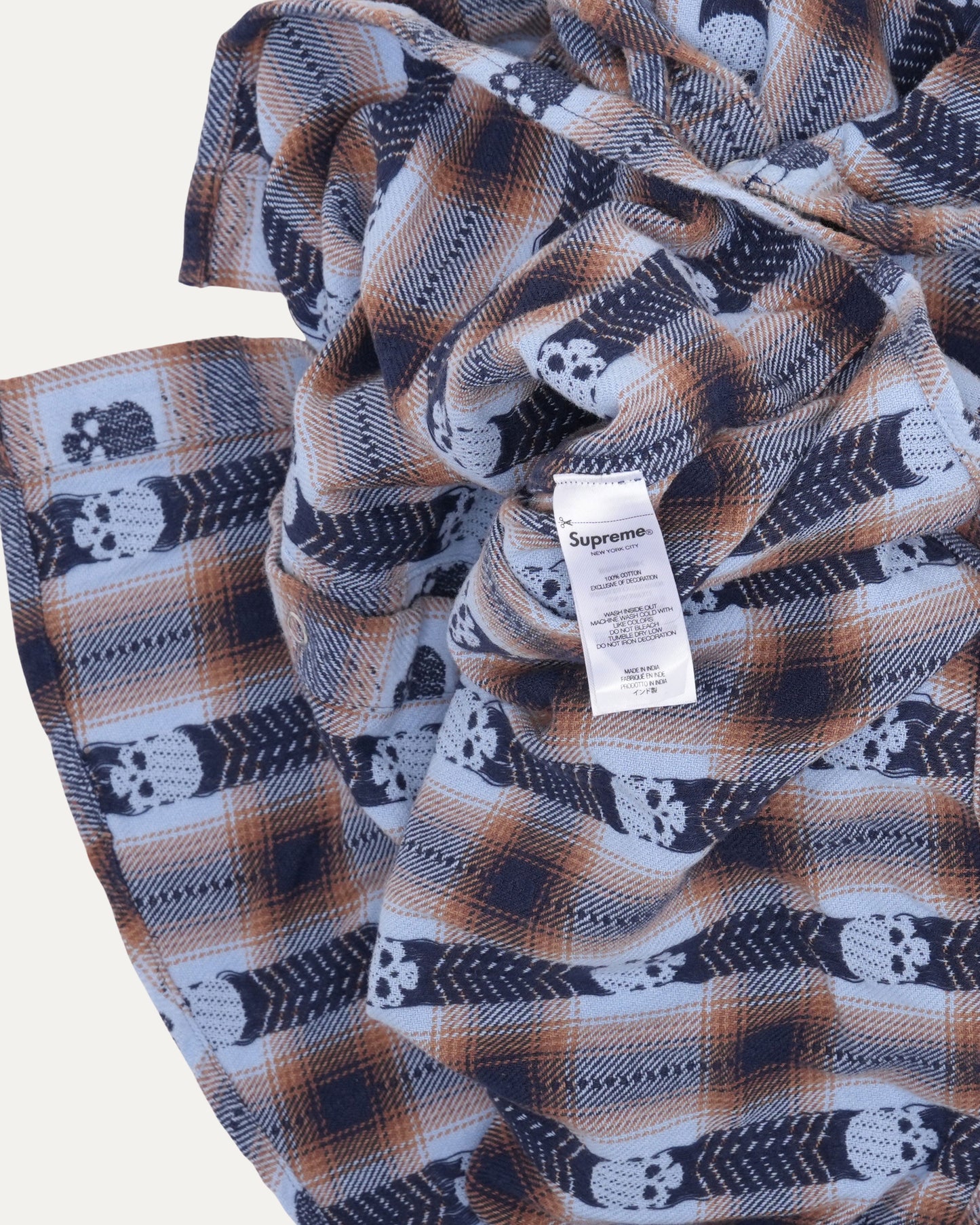 Number (N)Ine Hooded Flannel Shirt