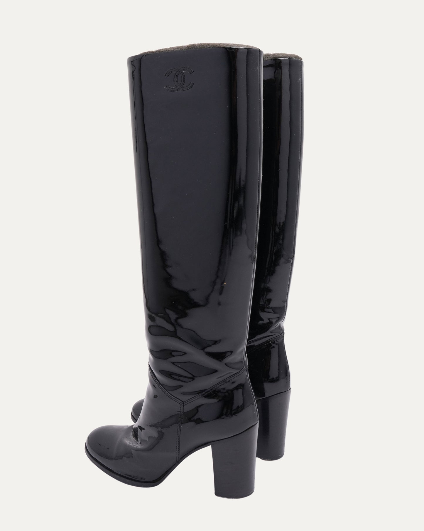 Patent Leather Go Go Boots