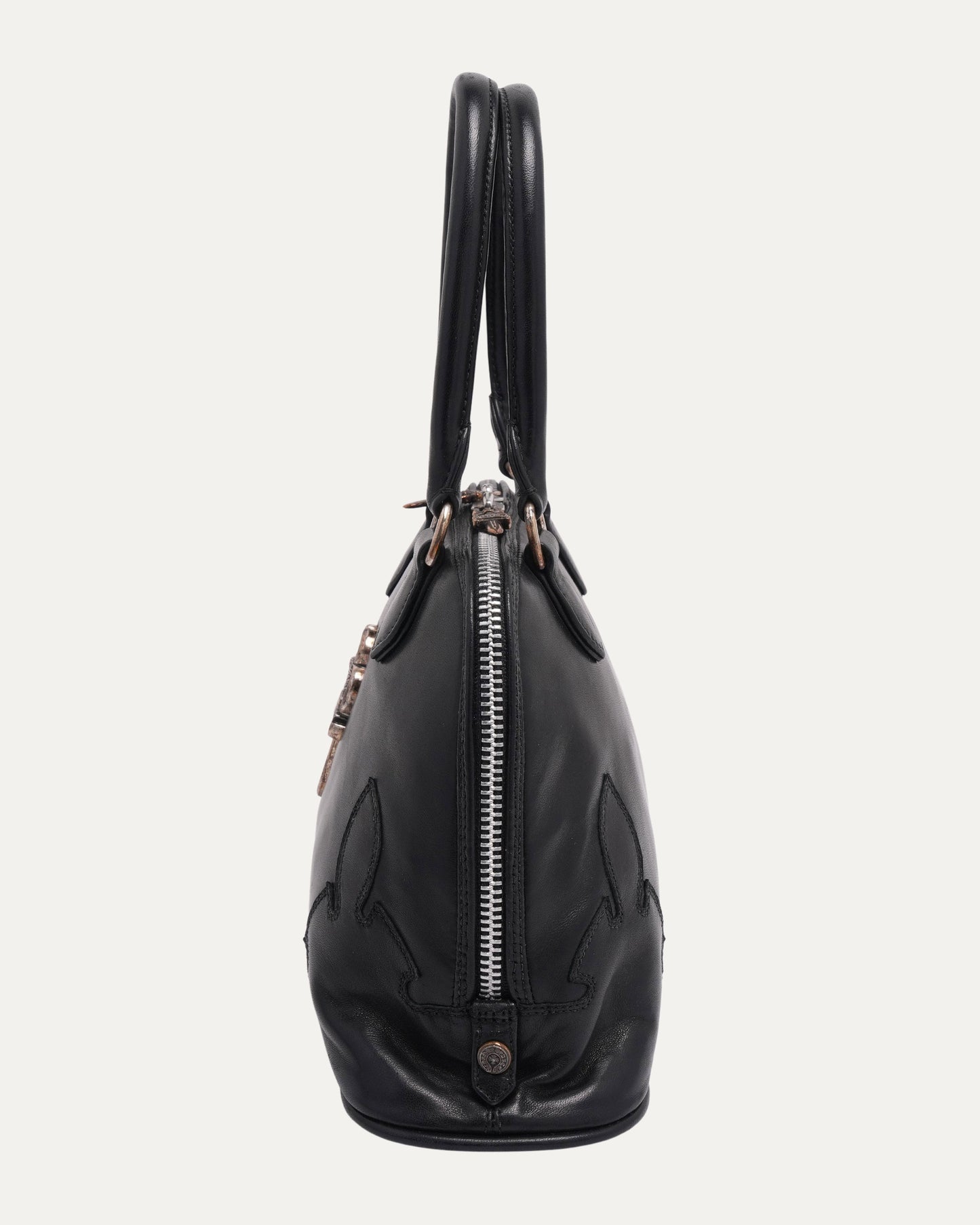 Dagger Embellished Slouchy Mo Bag