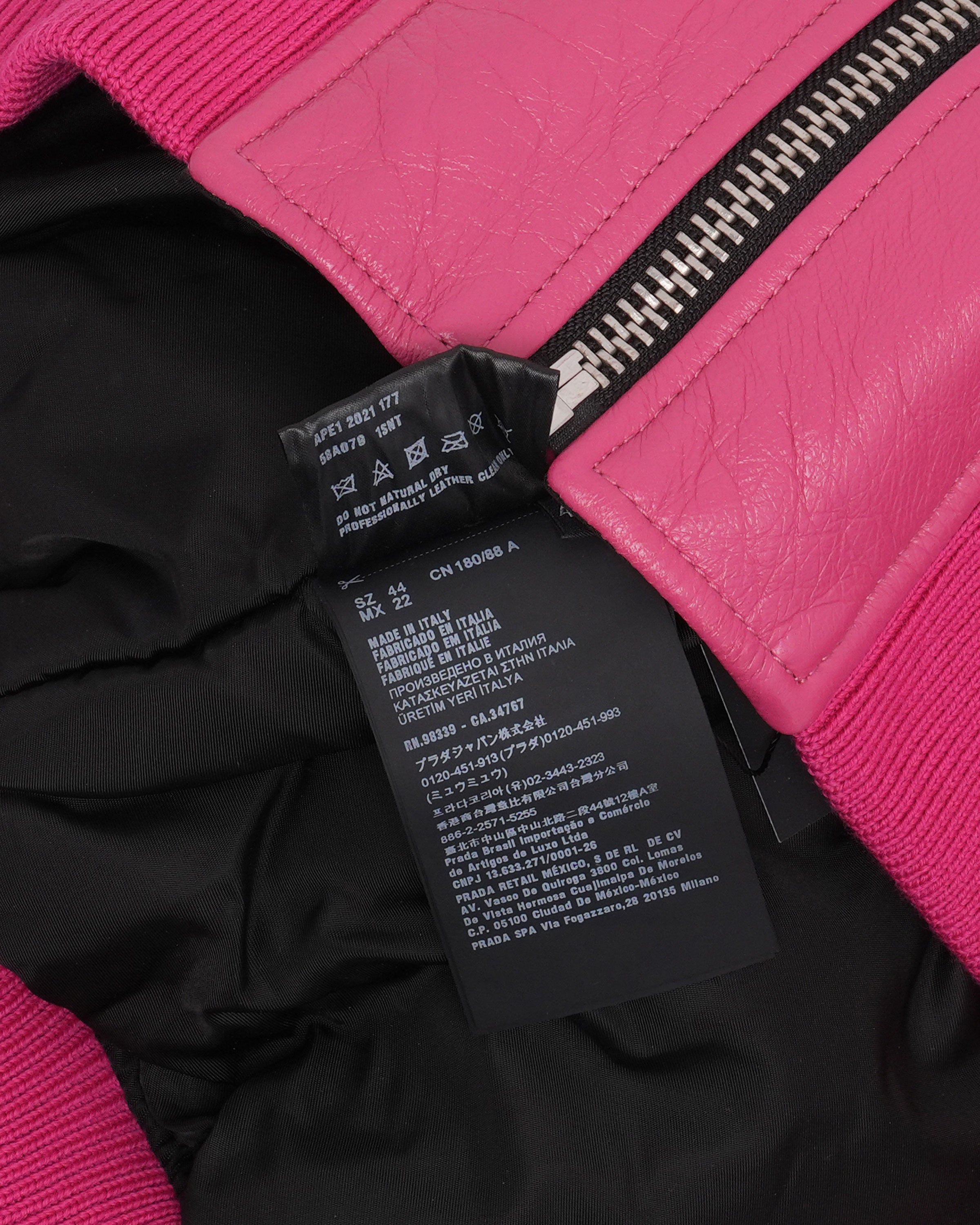 Prada Oversized Pouch-Detail Bomber Jacket – Justin Reed