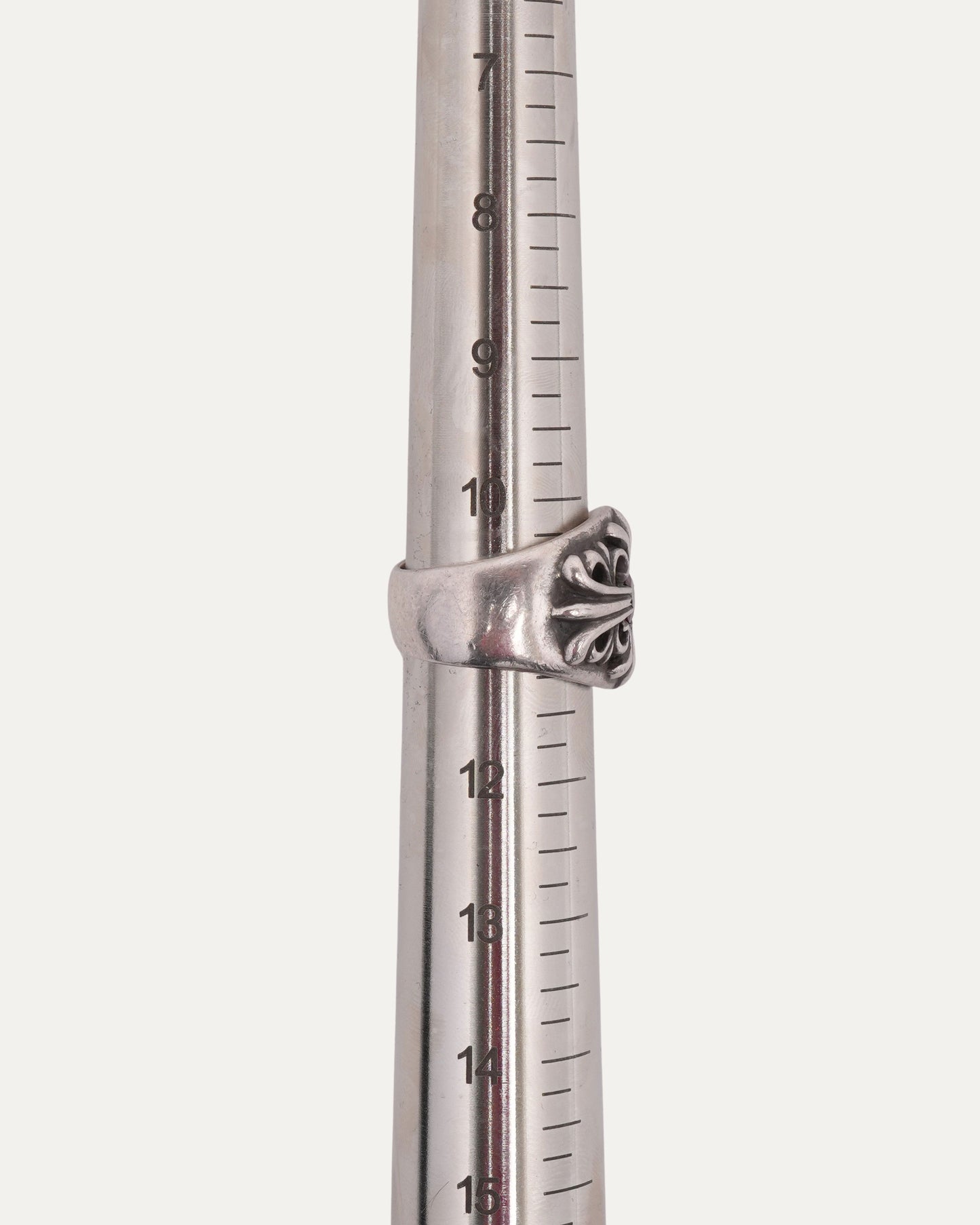 Pink Sapphire Floral Cross Ring