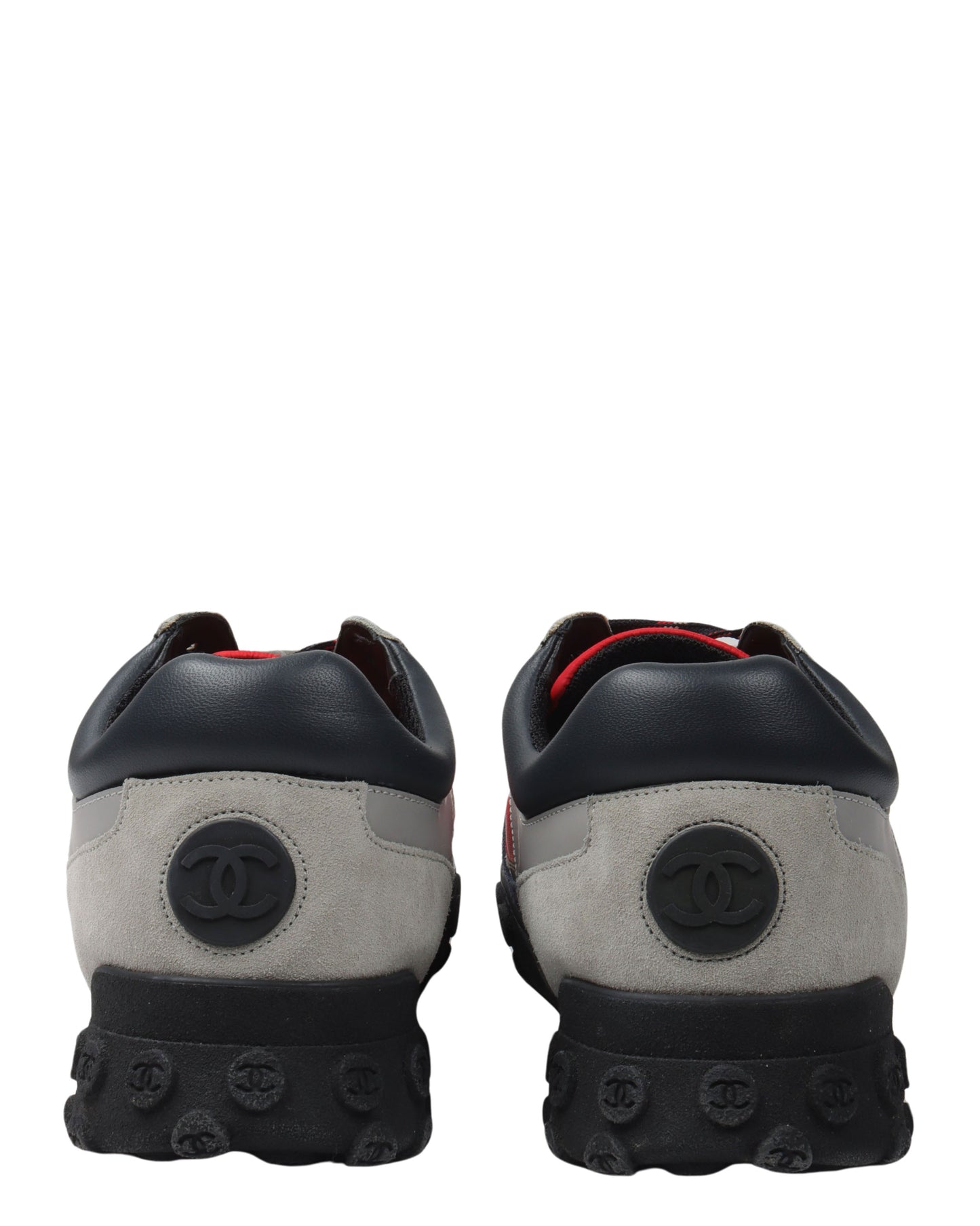 Suede and Nylon Sneaker