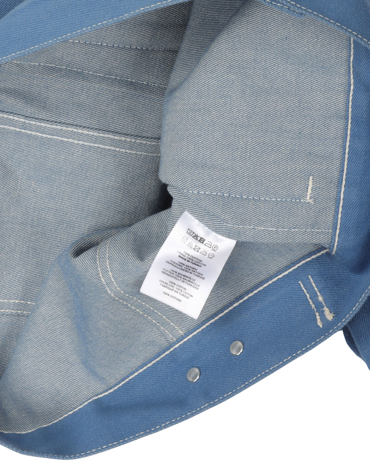 Contrast Stitch Trucker Jacket