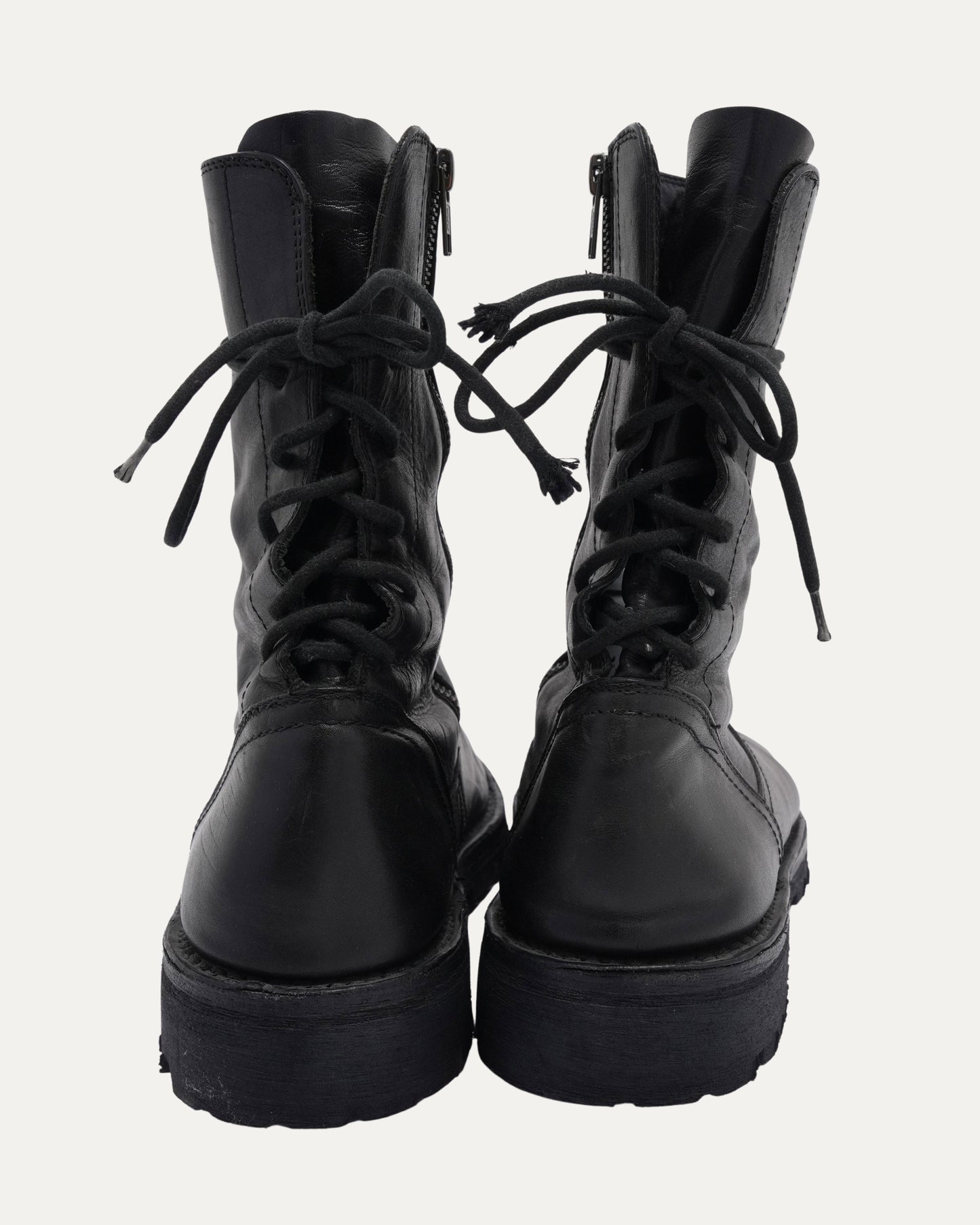 Back Lace Boots