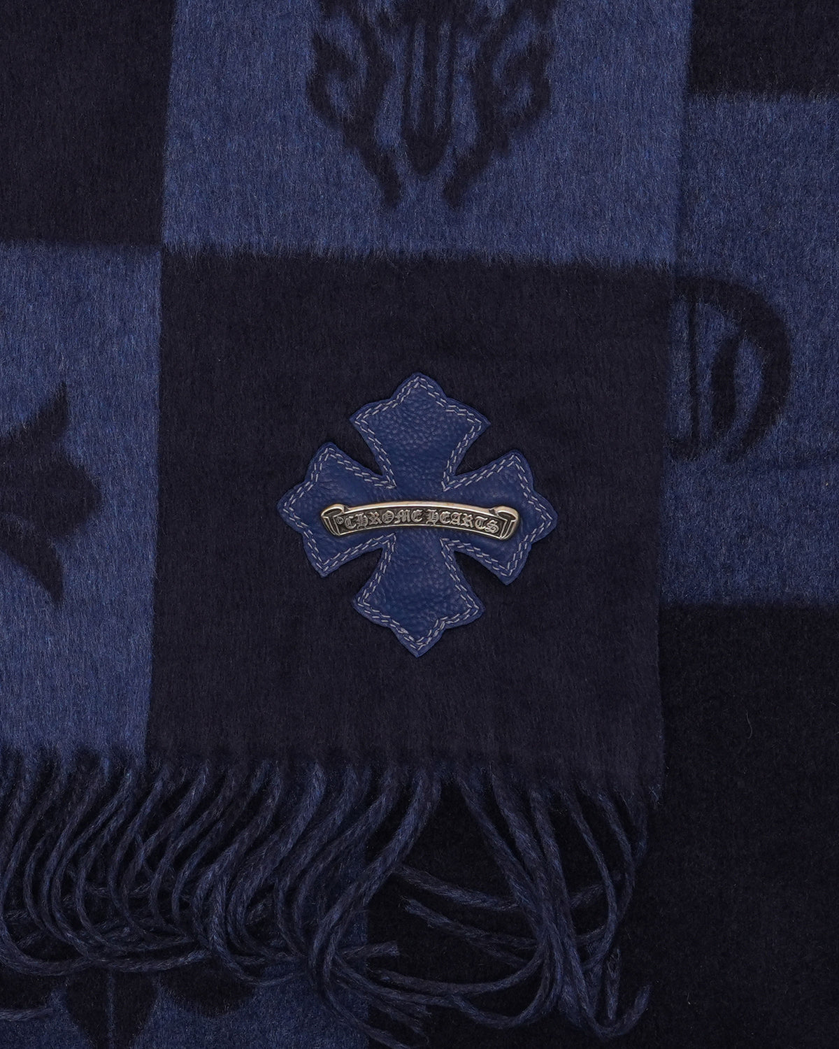 Plus Cross Patch Silk Throw Blanket