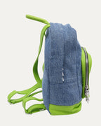 Denim Cross Patch Mini Seventh Grade Backpack
