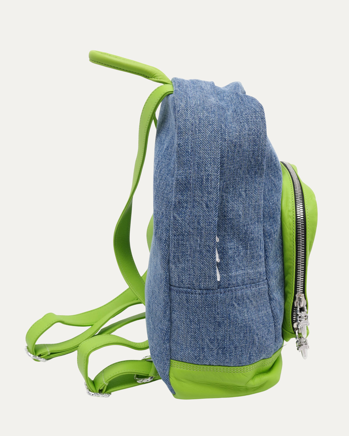 Denim Cross Patch Mini Seventh Grade Backpack