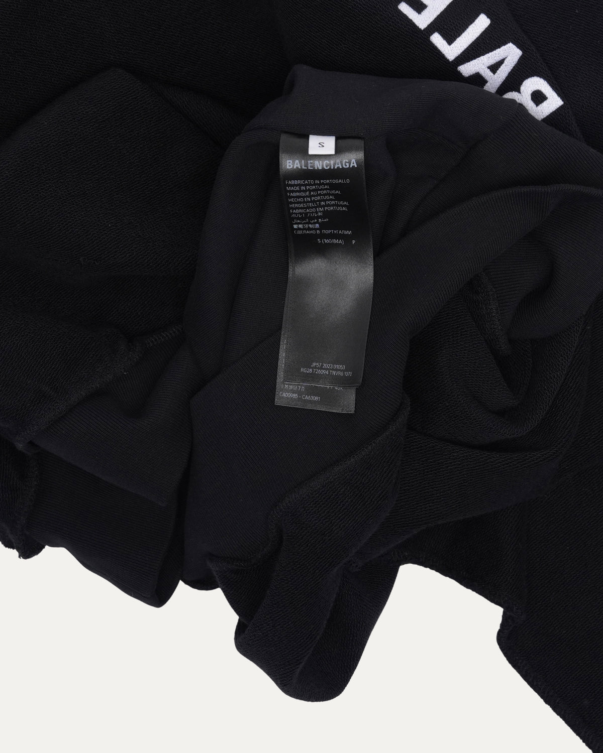 Mirror Logo Inside Out Sweatshirt