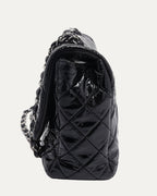 Patent Leather Jumbo Classic Double Flap Bag