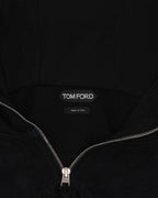 Zip Up Suede Hoodie