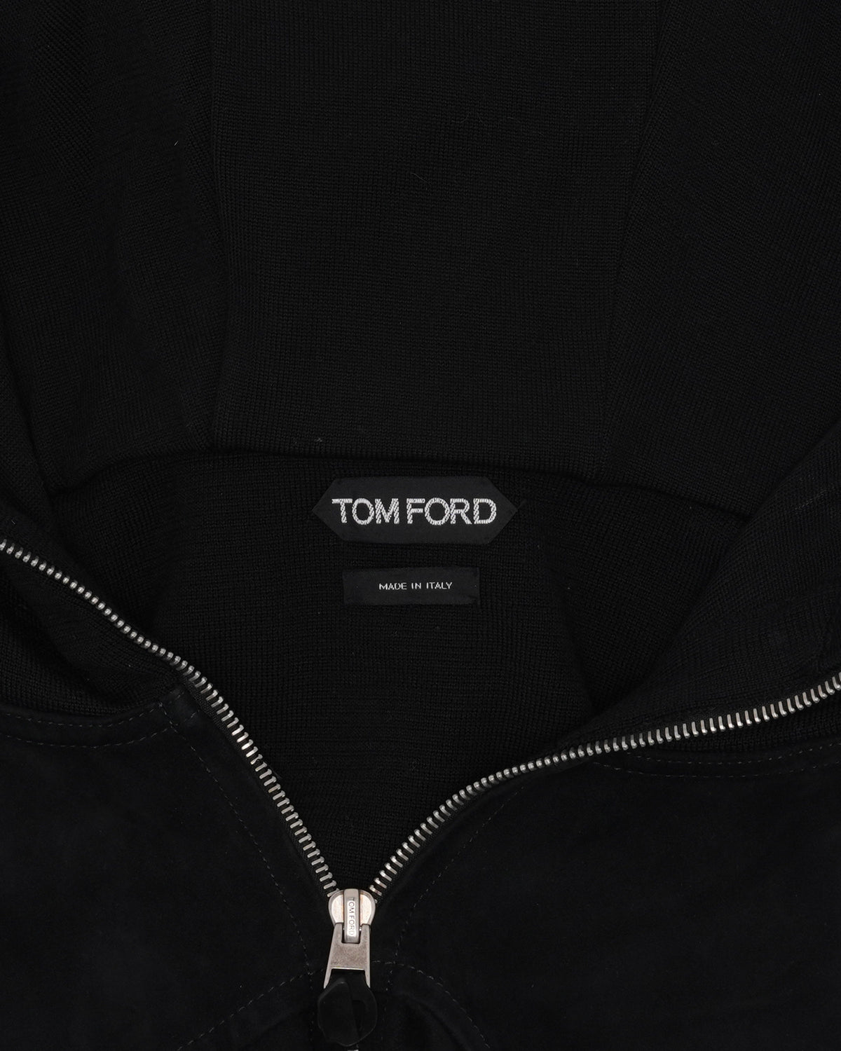Zip Up Suede Hoodie