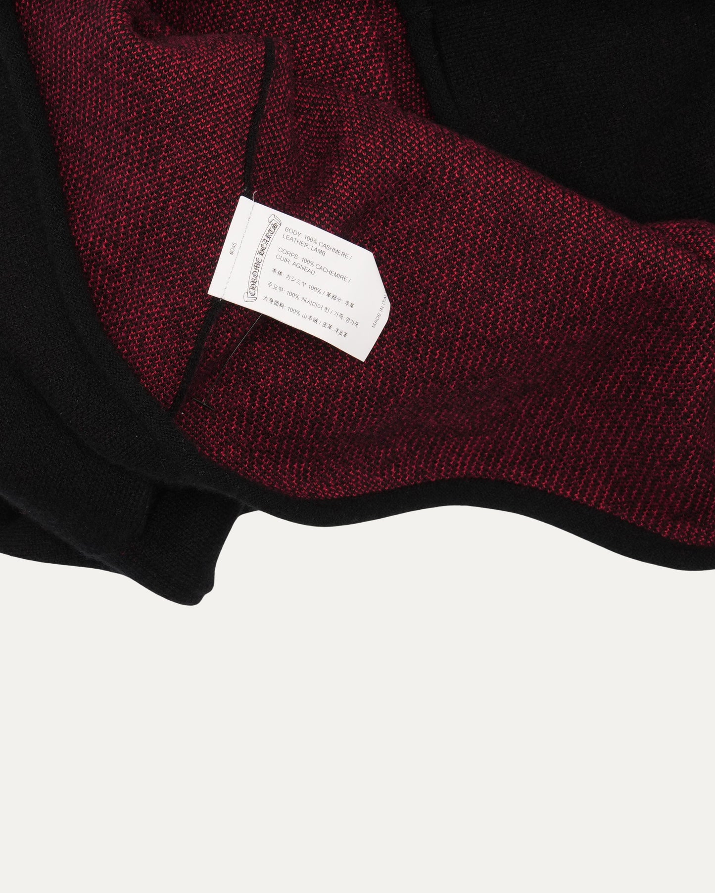 Cashmere Cross Patch Sweater