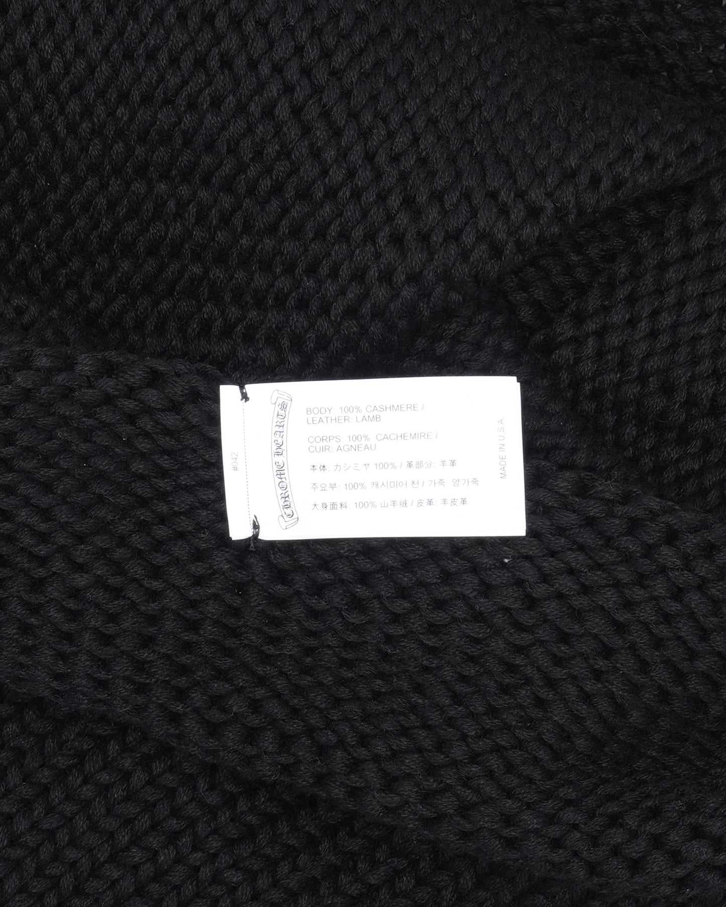 Cashmere Cross Patch Rollneck Sweater