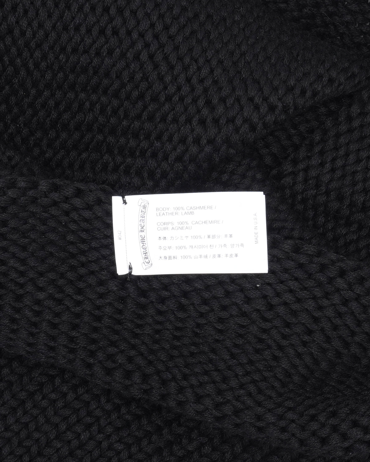 Cashmere Cross Patch Rollneck Sweater