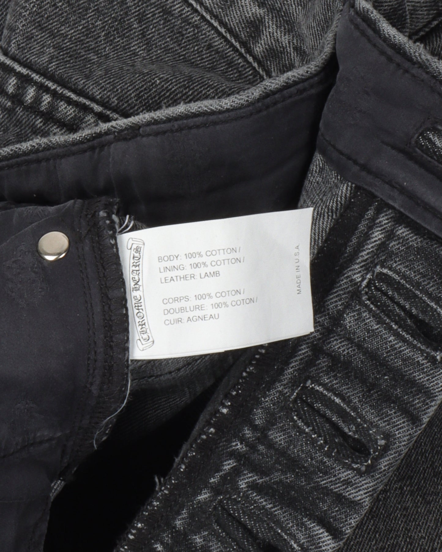 Fleur Knee Cross Patch Jeans