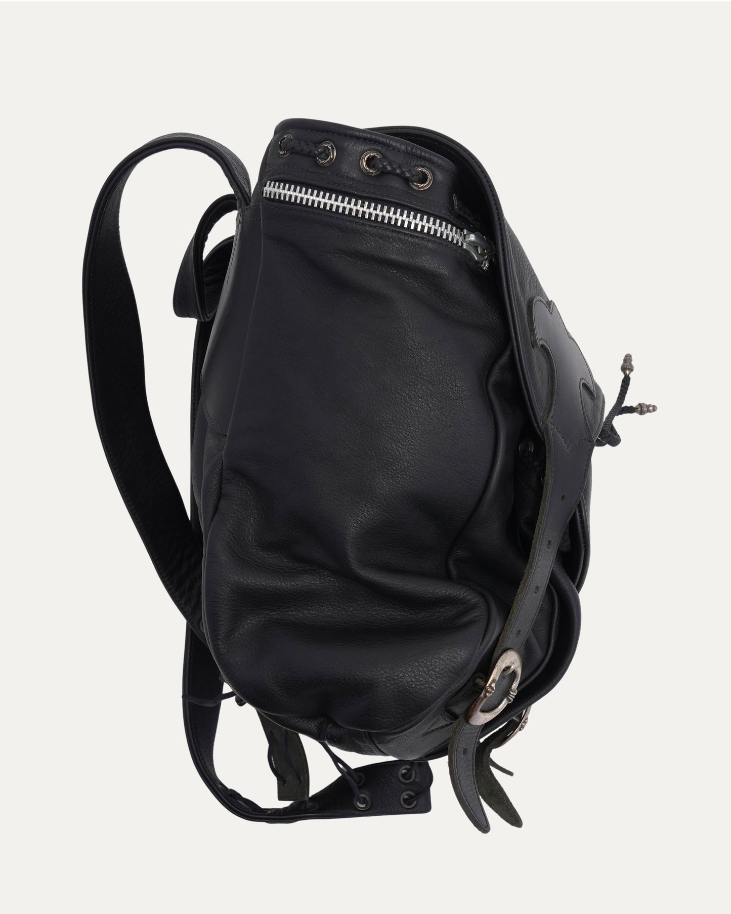 Filigree Cross Gunslinger Leather Backpack