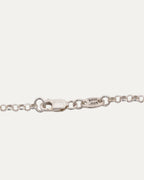 Safety Pin Roll Chain Necklace