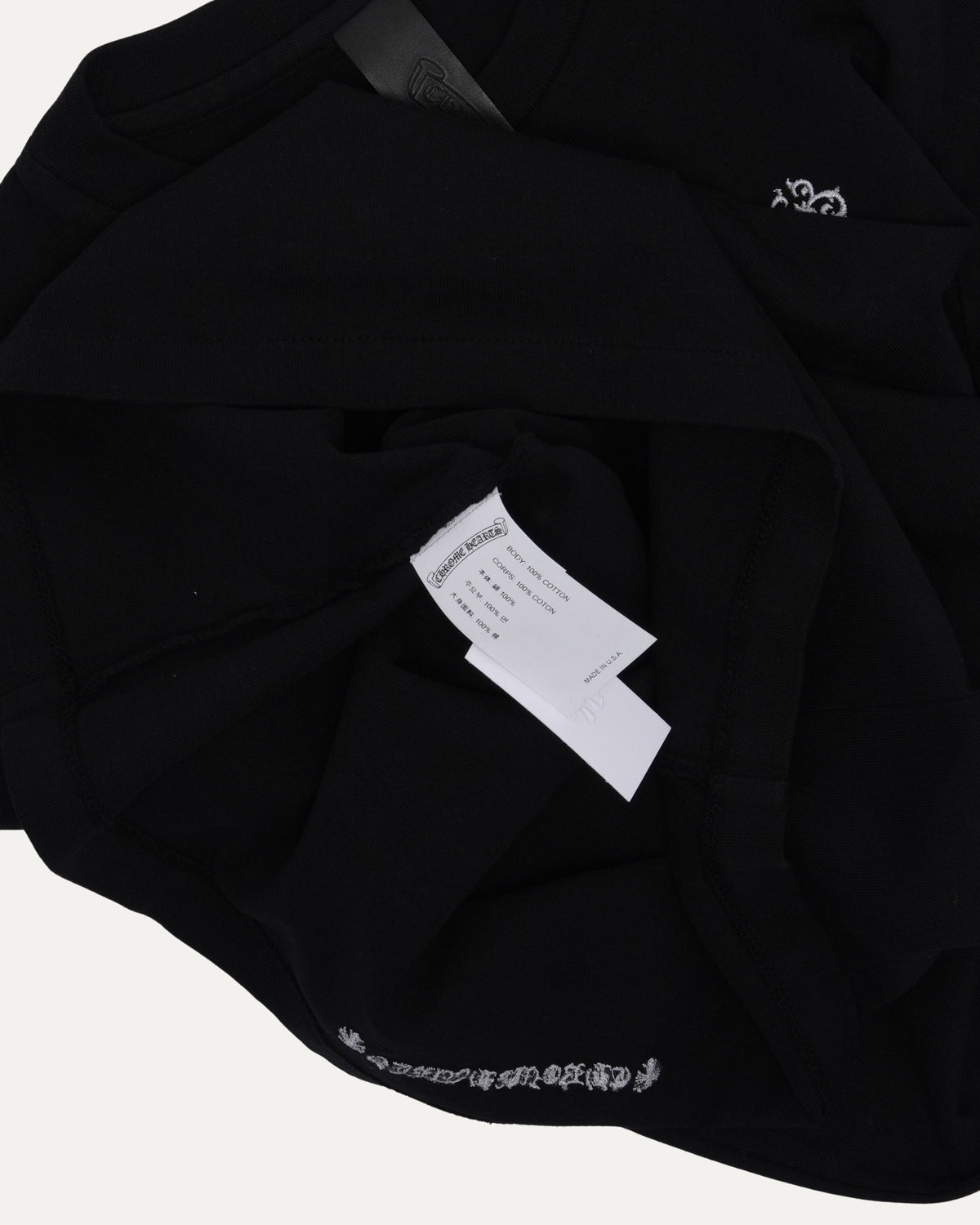 Heavyweight Embroidered Dagger Long Sleeve T-Shirt