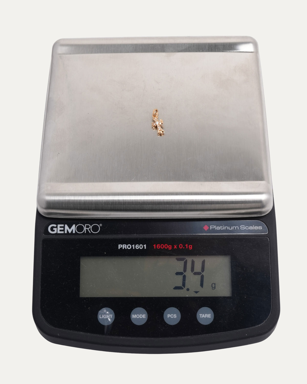 Gold Diamond Baby Fat Pendant