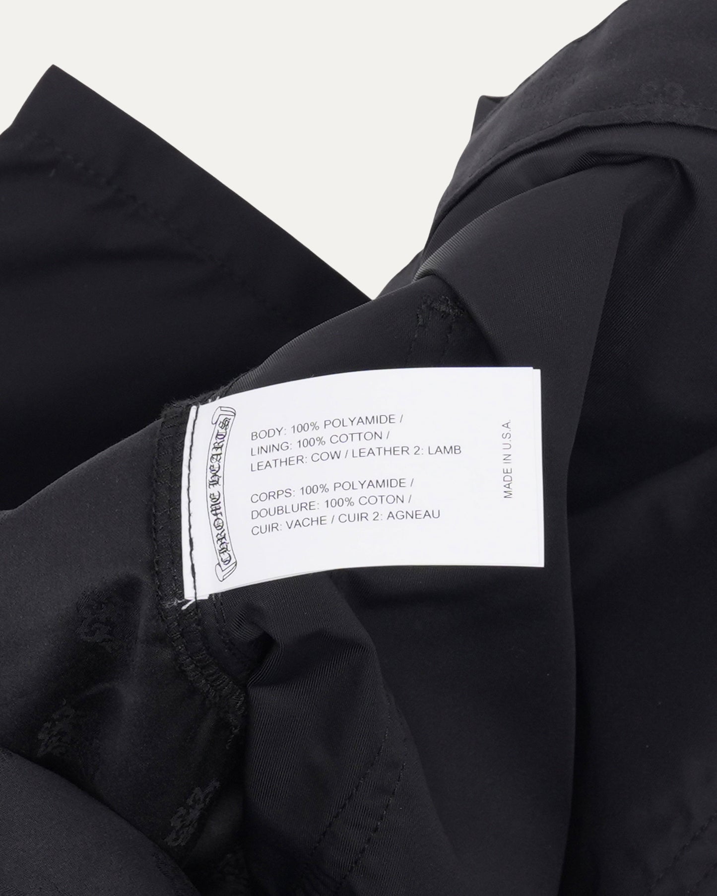 Nylon and Leather Double Knee Carpenter Pants