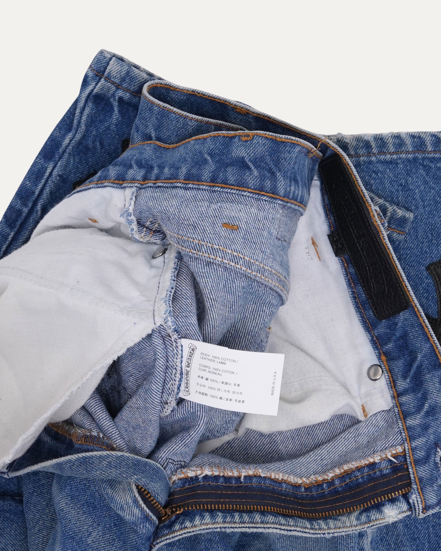 Levi's Orange Tab 517 Cross Patch Jeans