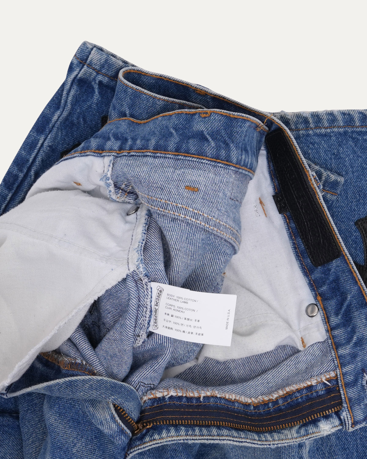 Levi's Orange Tab 517 Cross Patch Jeans