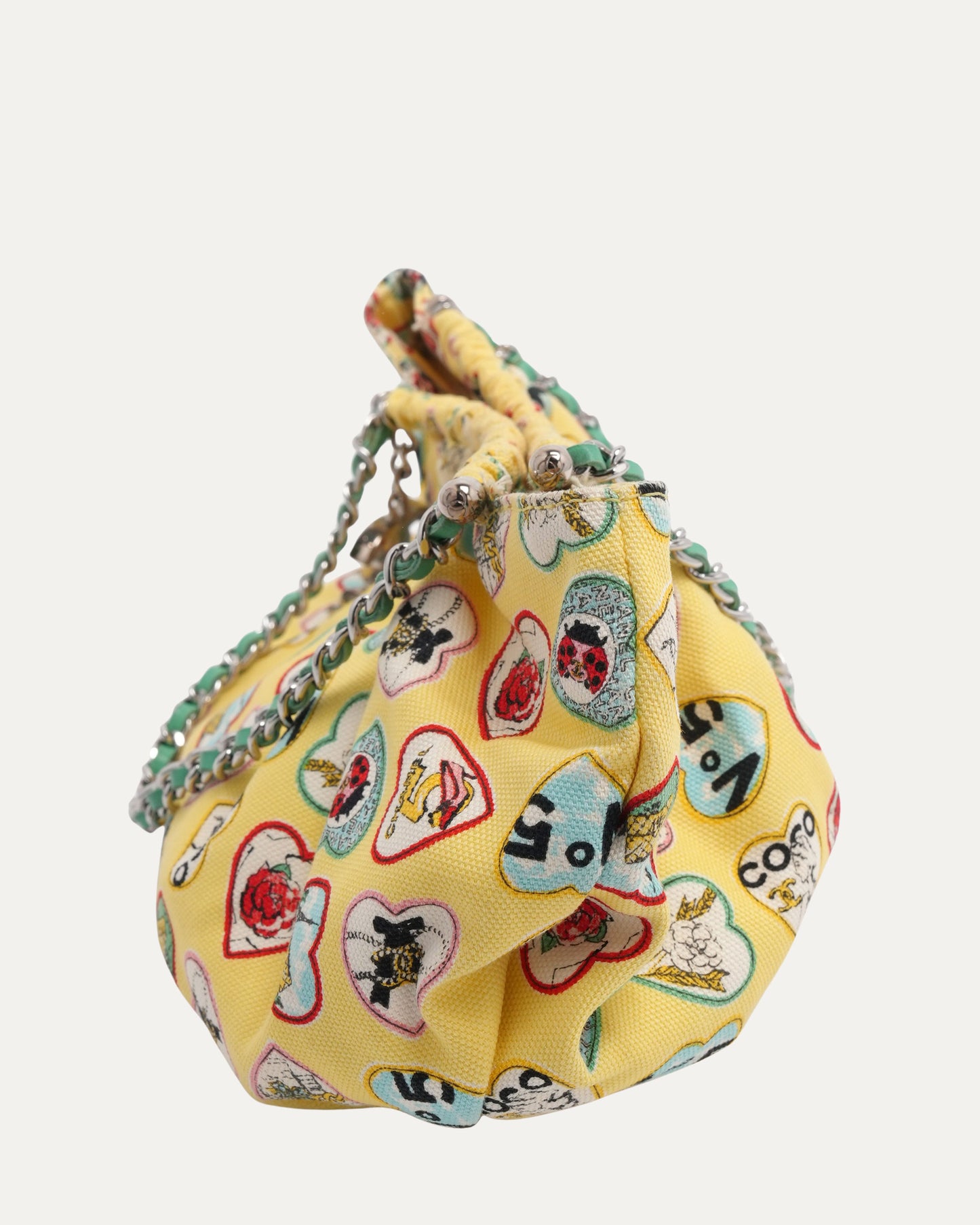 Canvas Valentine Hobo Bag