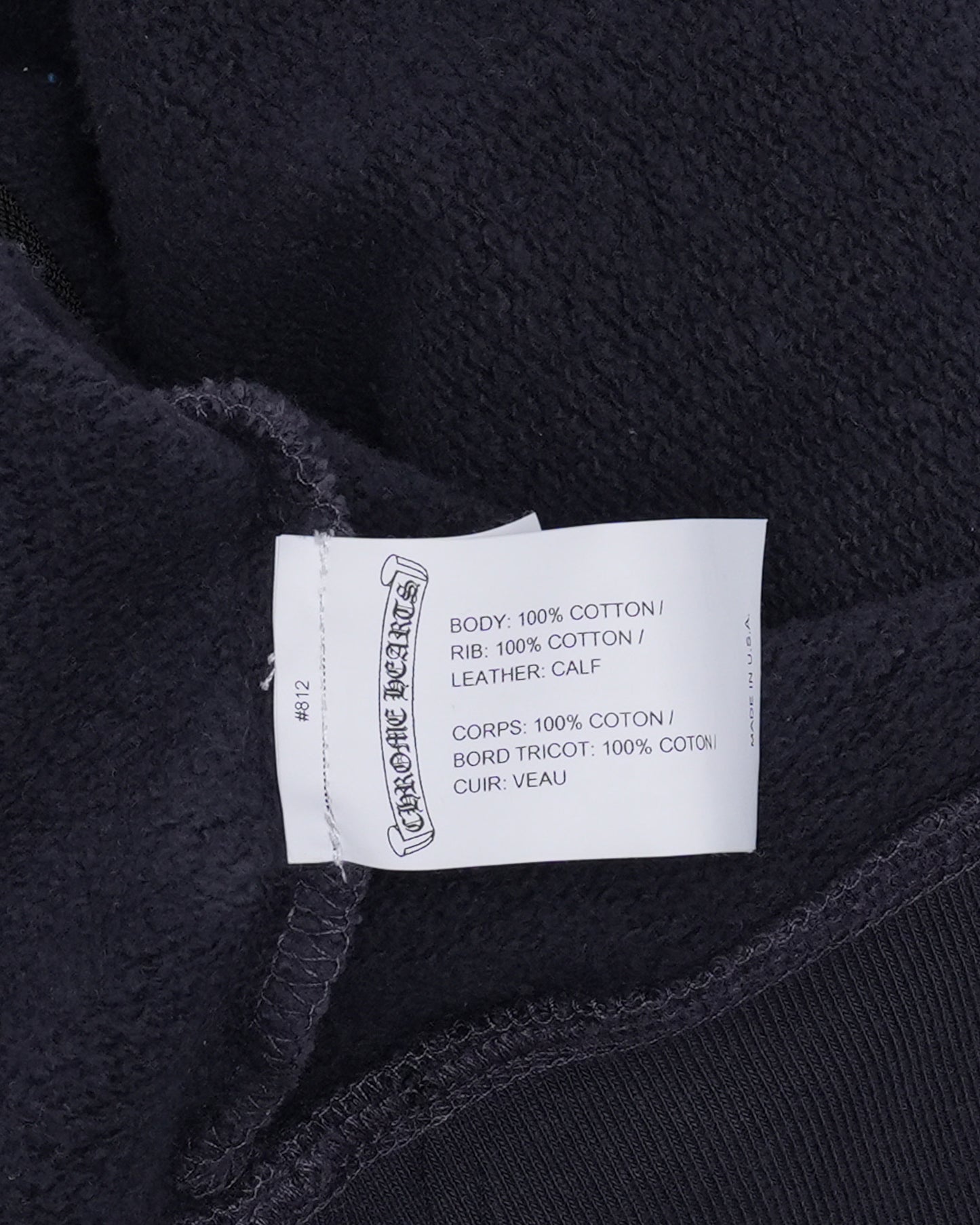 Paper Jam Cross Patch Zip Up Hoodie