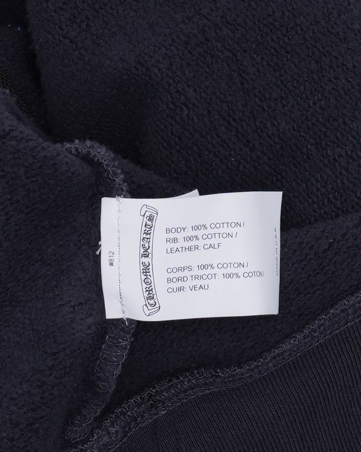 Paper Jam Cross Patch Zip Up Hoodie