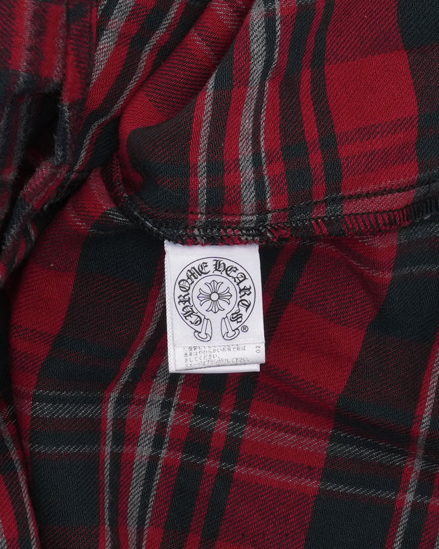 Leather Accent Flannel Shirt