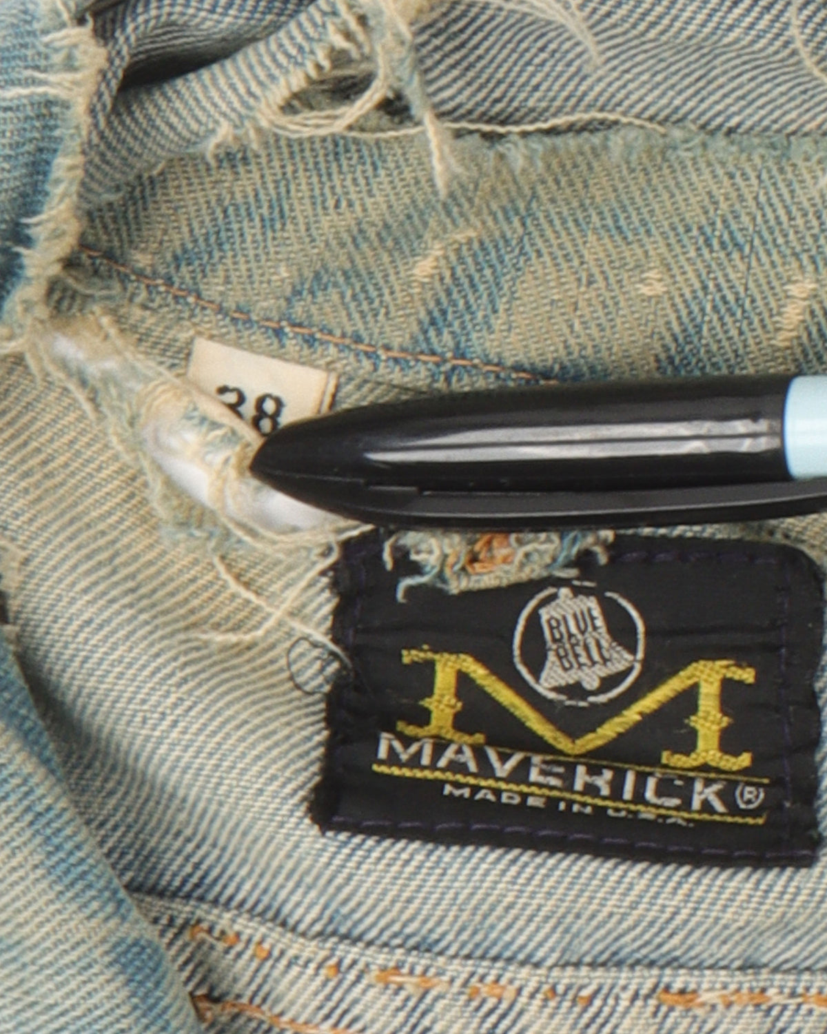 Maverick Distressed Denim Jacket