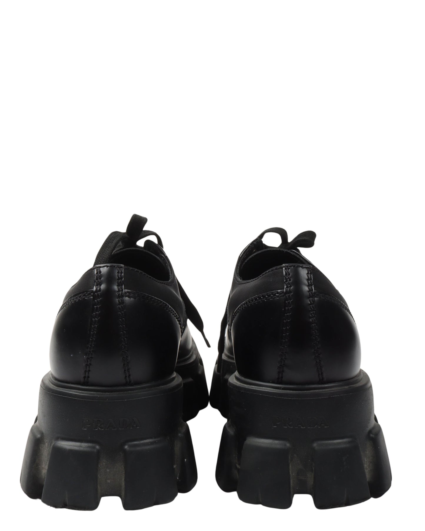 Monolith Brushed Leather Derby