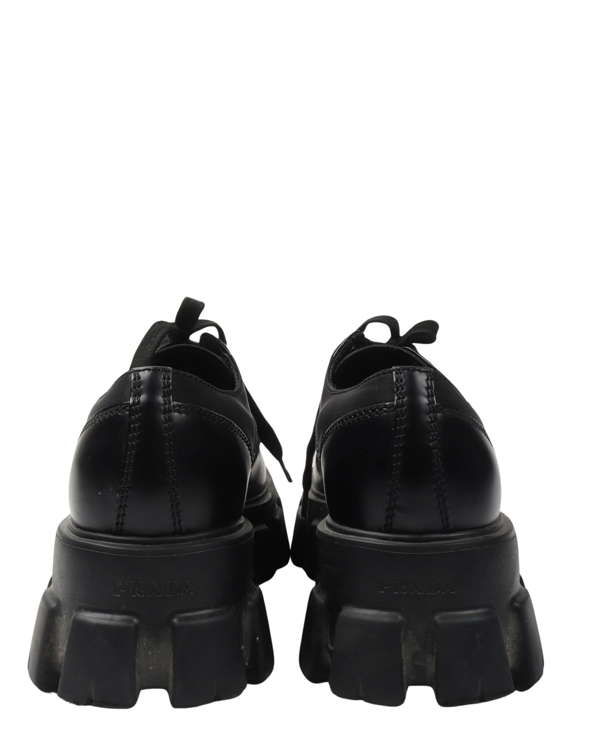 Monolith Brushed Leather Derby