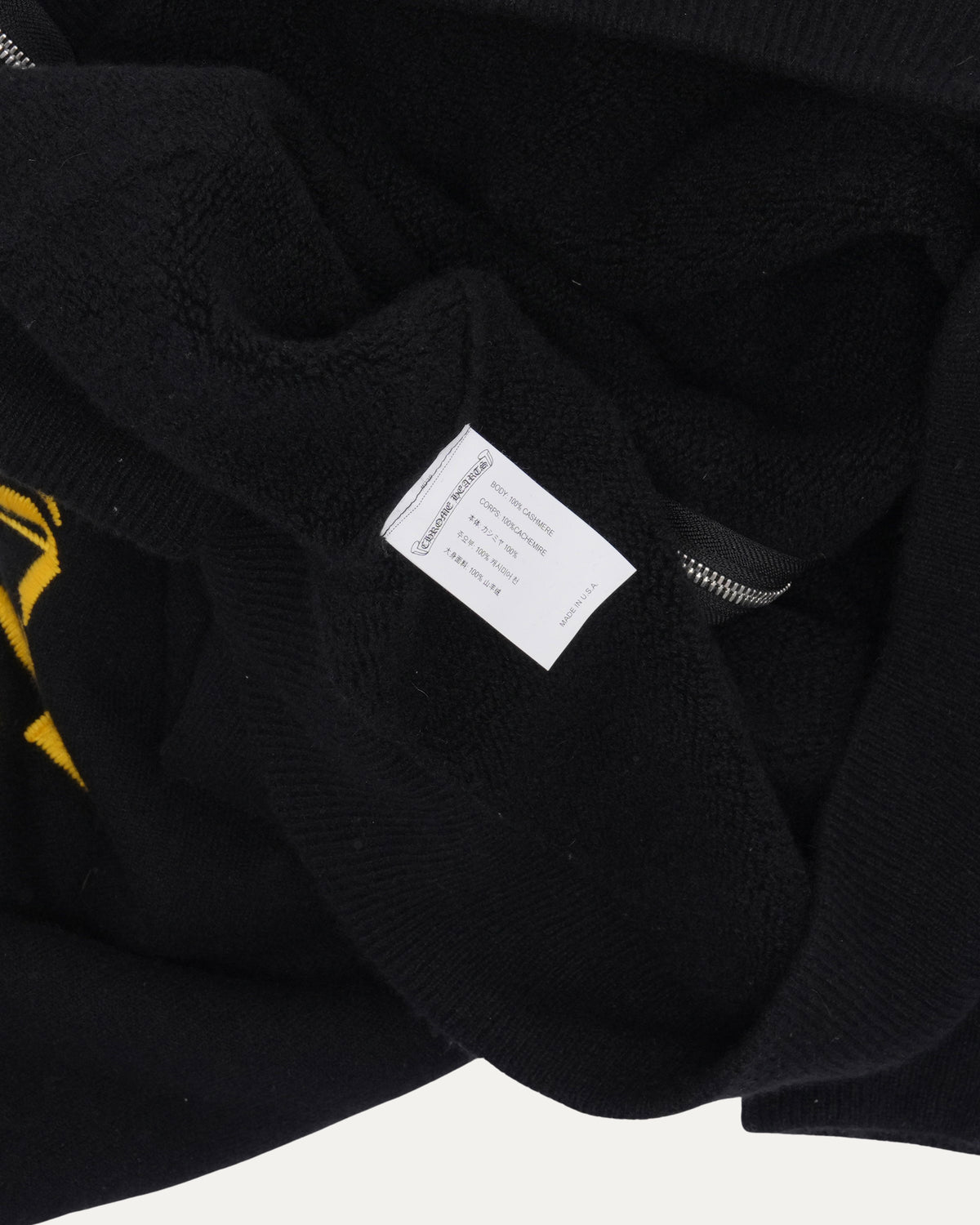 Life Sentence Cashmere Spell Out Zip Up Hoodie